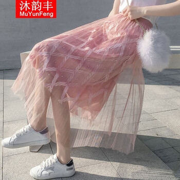 沐韻豐（MuYunFeng）半身裙中長(zhǎng)裙