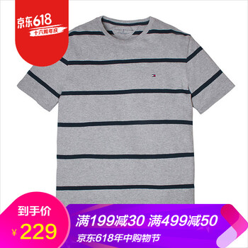 Tommy Hilfiger 短袖 男士T恤 928 深灰 