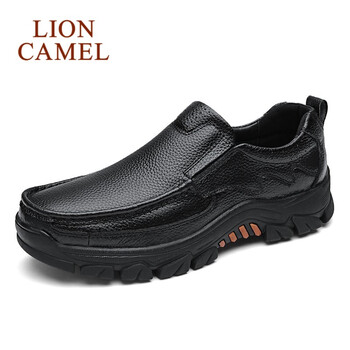 獅王駱駝（LIONCAMEL）男士1865 黑色套腳款 