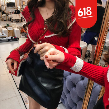 寬松針織毛衣，微胖妹子的好選擇