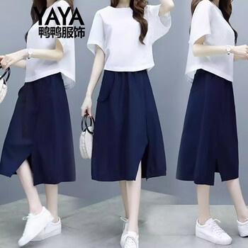 鴨鴨服飾（yaya） 純色，碎花 拼色，印花 連衣裙