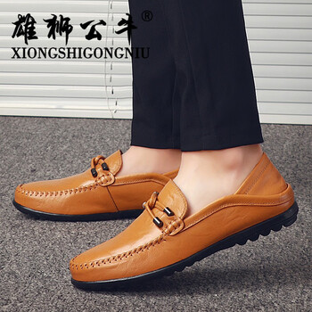 雄獅公牛（XIONGSHIGONGNIU）男士黃棕 