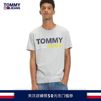 TOMMY HILFIGER 短袖 男士T恤 灰色038 
