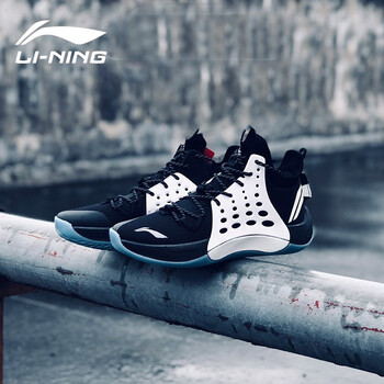 李寧（LI-NING）籃球鞋音速7 標(biāo)準(zhǔn)黑/標(biāo)準(zhǔn)白 