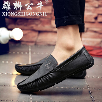 雄獅公牛（XIONGSHIGONGNIU）男士131-黑色 