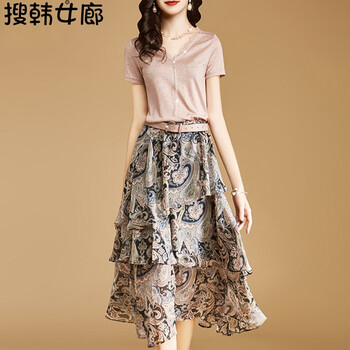 搜韓女廊  露背 連衣裙