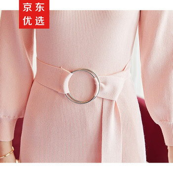 純色荷葉邊連衣裙，打造浪漫女神