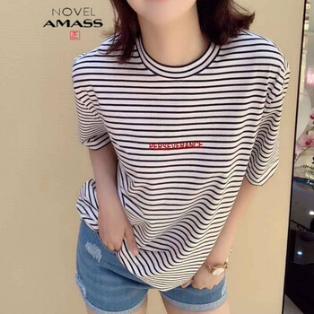 時(shí)尚條紋裙，微胖妹子的穿搭利器