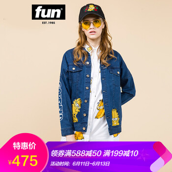Fun  長(zhǎng)袖 女 短外套 刺繡