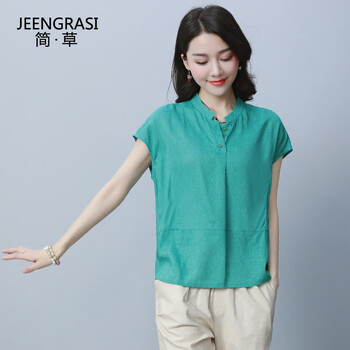 簡草（jeengrasi） 露背 短袖 T恤 女 