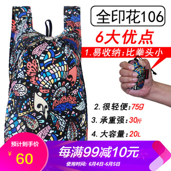 休閑雙肩包20l