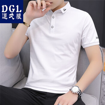 道戈狼（Daogelang） 短袖 男士T恤 #213白色 