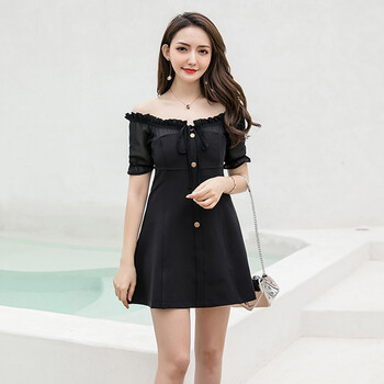 小身材大長(cháng)腿，性感連衣裙