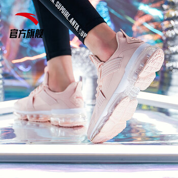 安踏（ANTA）跑步鞋嬰兒粉/安踏白-3 37