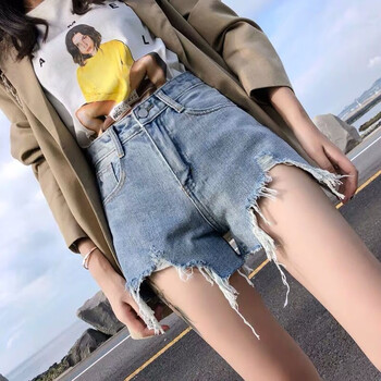 啟動(dòng)引擎（Qidongyinqing） 高腰  女 短褲 牛仔褲