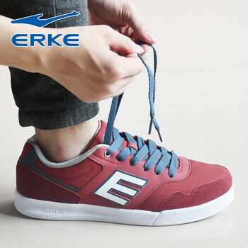 鴻星爾克（ERKE）跑步鞋1015深紅色  