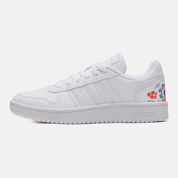 阿迪達斯（Adidas）板鞋EE5823白色+青藍+橙黃 
