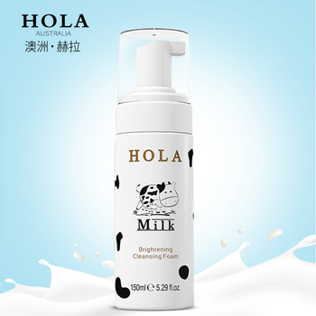 hola牛奶潔面慕斯