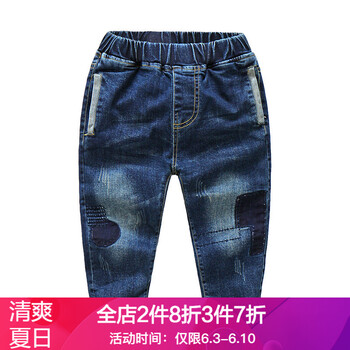 男寶寶牛仔褲加厚