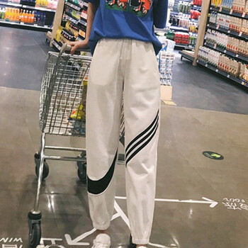 修身九分休閑褲，微胖妹子的福音