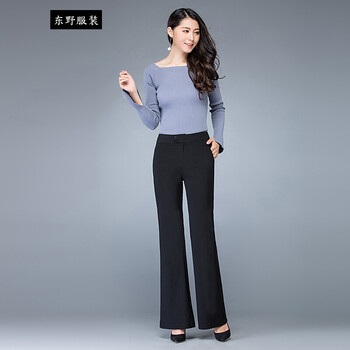 華倫哥弟萊思（Knzogirdeard） 高腰 喇叭褲 女 長褲 休閑褲