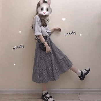 時(shí)尚格子裙，讓你變身甜美女神