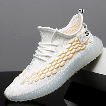 羅臣（LUOCHEN）男士白黃色 