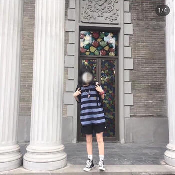 珀卡漫（PORCARMAN） 口袋 短袖 T恤 女 圓領(lǐng)