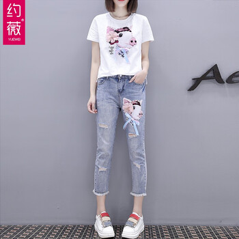 元素,新款,大碼,樣式,流行,趨勢,腳褲,白色