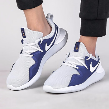 耐克（NIKE）跑步鞋AA2160-010/藍(lán)白 