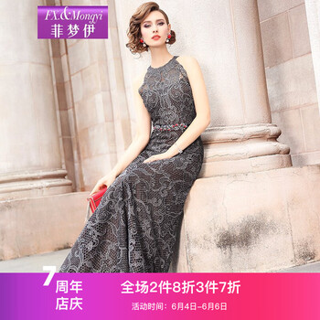 歐美灰色絲女裝