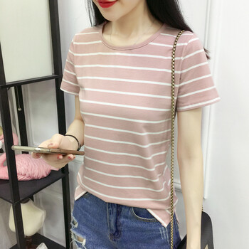 百搭條紋連衣裙，微胖妹子福音