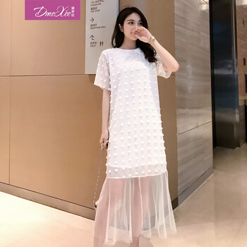 撞色連衣裙，讓你告別單調(diào)尷尬