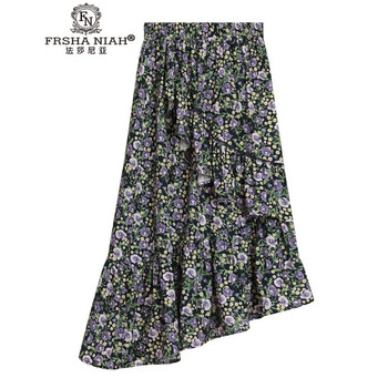 荷葉邊半身裙，夏日清涼又減齡