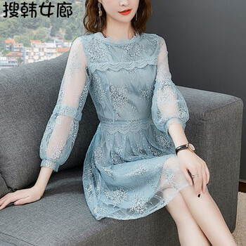 搜韓女廊  蕾絲 連衣裙