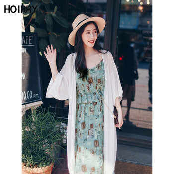 HOIRRY 碎花 花邊 連衣裙