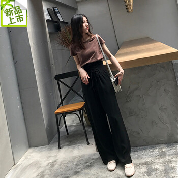 大容量毛呢闊腿褲，讓你美美噠