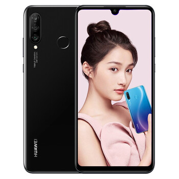 華為（HUAWEI） nova 4e 手機(jī) 黑色，淺藍(lán)色系