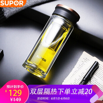 蘇泊爾（SUPOR）玻璃杯380ml，301-400ml