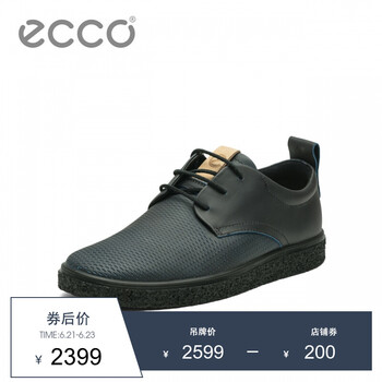 愛步（ECCO）男士藍(lán)色20034458225 39