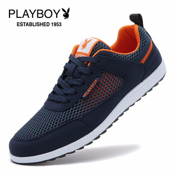 花花公子（PLAYBOY）男士藍(lán)色(透氣網(wǎng)面) 