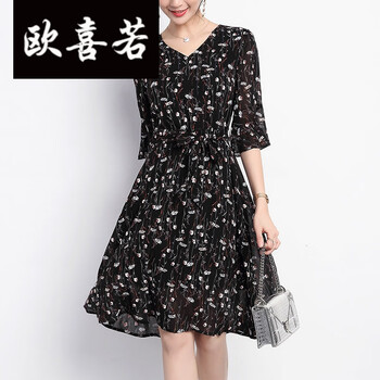 自帶氣質(zhì)，收腰連衣裙讓你美美噠