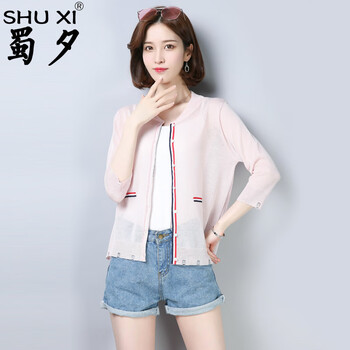 蜀夕（SHUXI）針織衫七分袖