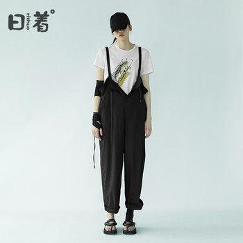 日著（rizhuo） 高腰 直筒褲 女 長褲 休閑褲
