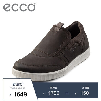 愛步（ECCO）男士咖啡色53432402072 39