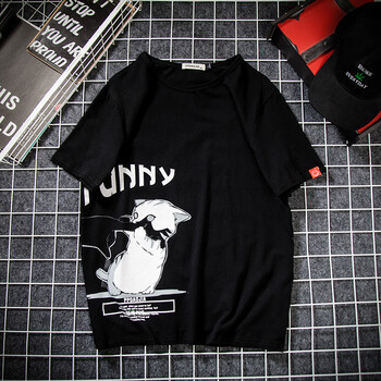 奈瑾（NAIJIN） 短袖 男士T恤 T122黑色 