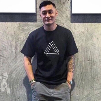 蘇笛娜（SUDINA） 短袖 男士T恤 黑色2 