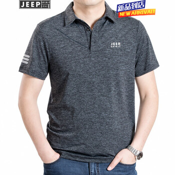 吉普（JEEP） 長(zhǎng)袖 男士T恤 PS0003灰色 