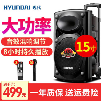 現(xiàn)代（HYUNDAI） VM-12 音箱/音響 15寸+單手麥