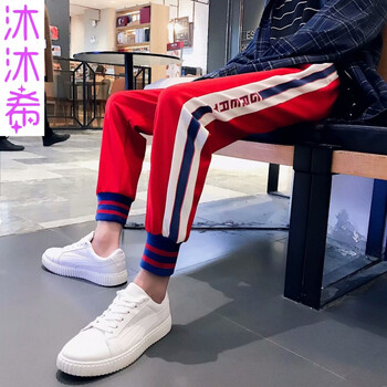 修身毛呢女褲，打造時尚小哥哥
